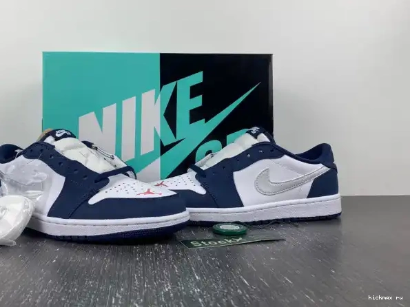 Rep Kickmax Jordan Midnight Navy SB 1 Low CJ7891-400 0322